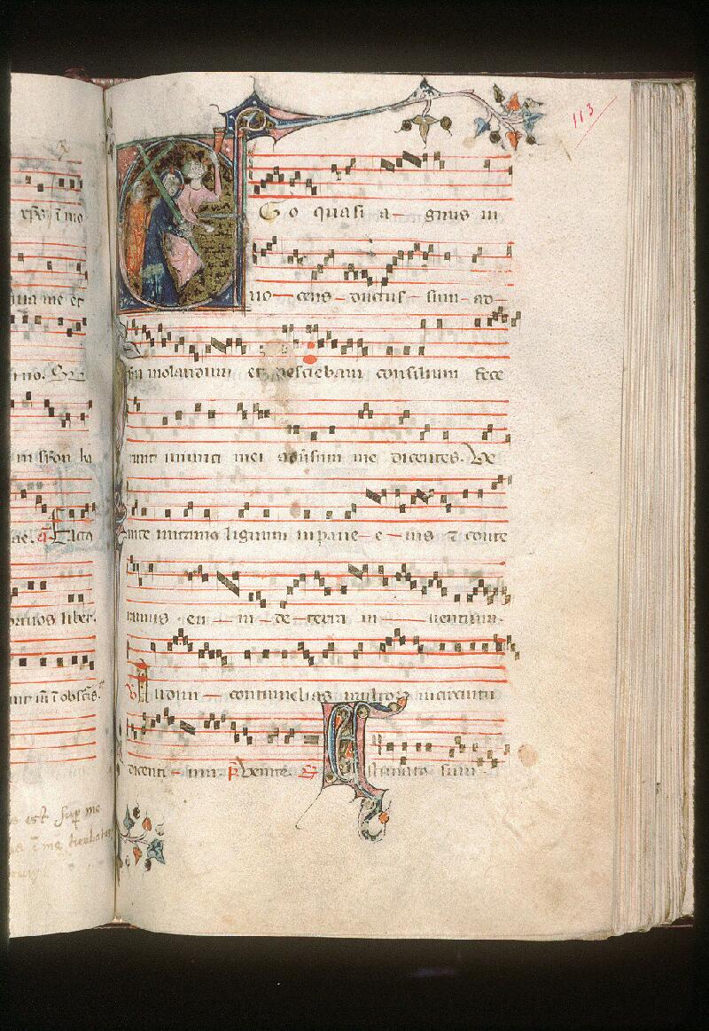 Avignon, Bibl. mun., ms. 0190, f. 113 - vue 1