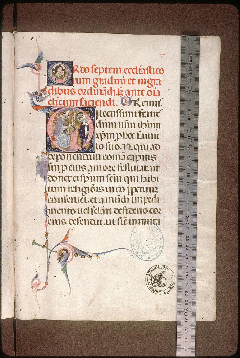 Avignon, Bibl. mun., ms. 0203, f. 001 - vue 1