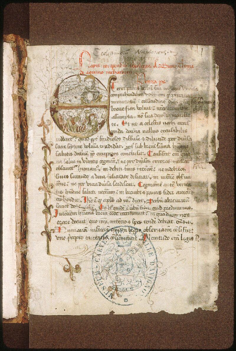 Avignon, Bibl. mun., ms. 0262, f. 001 - vue 2