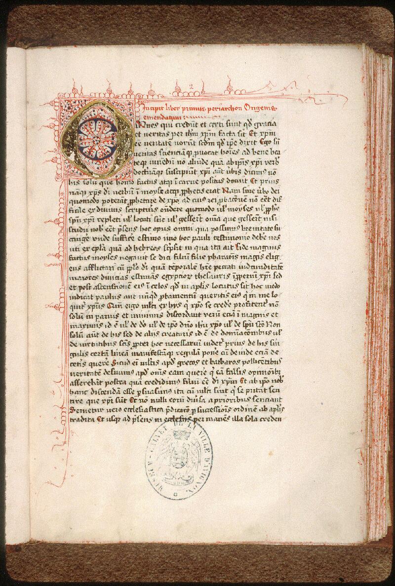 Avignon, Bibl. mun., ms. 0309, f. 002 - vue 2