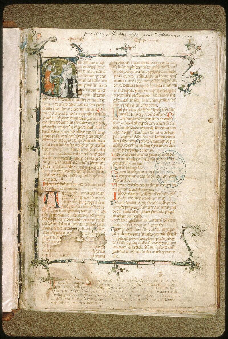 Avignon, Bibl. mun., ms. 0297, f. 001 - vue 2