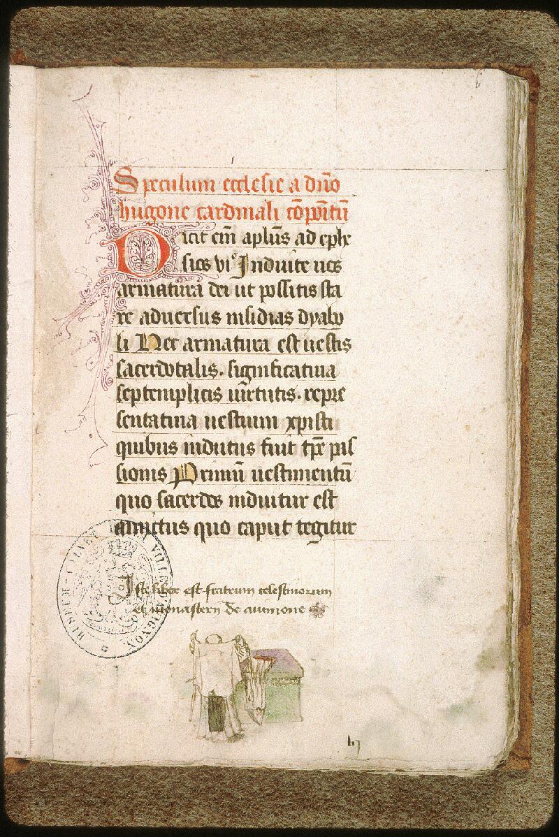 Avignon, Bibl. mun., ms. 0326, f. 001 - vue 2