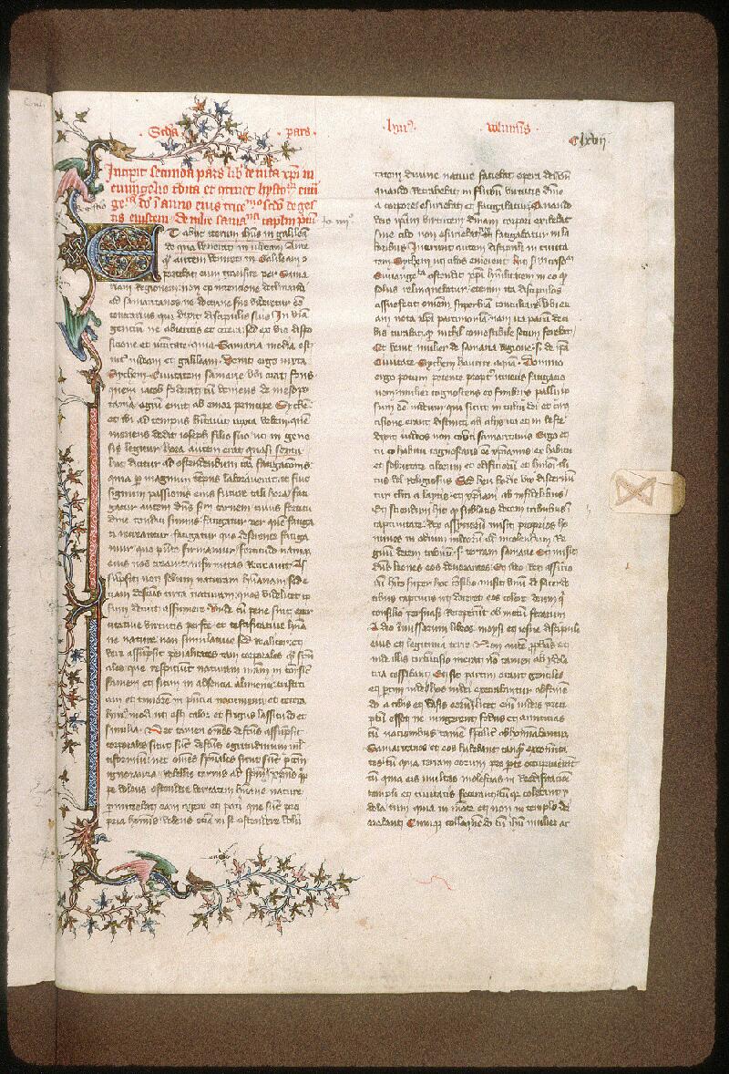 Avignon, Bibl. mun., ms. 0337, f. 167 - vue 1