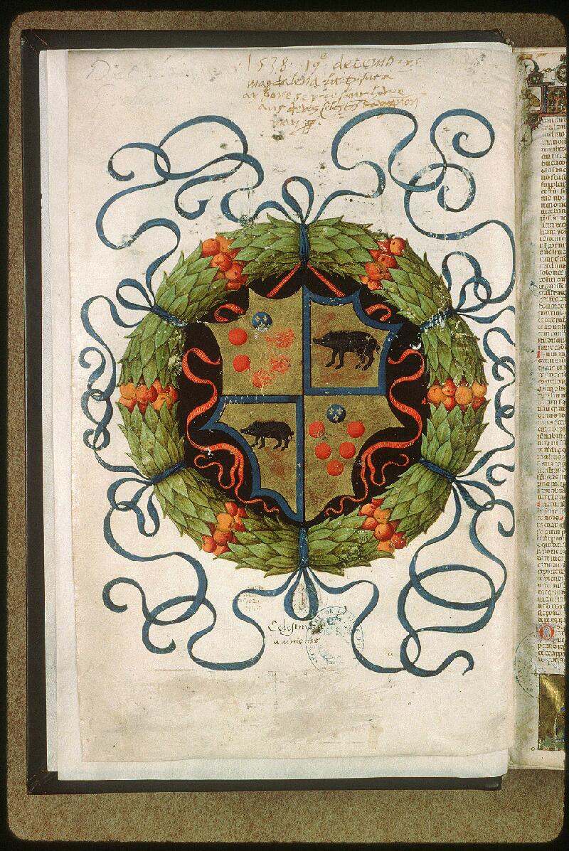 Avignon, Bibl. mun., ms. 0659, f. 001v - vue 2