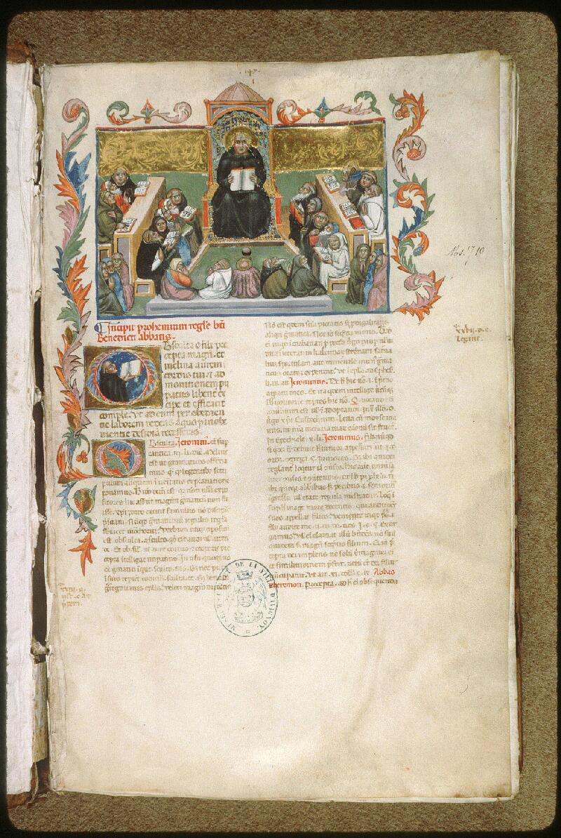 Avignon, Bibl. mun., ms. 0710, f. 001 - vue 2