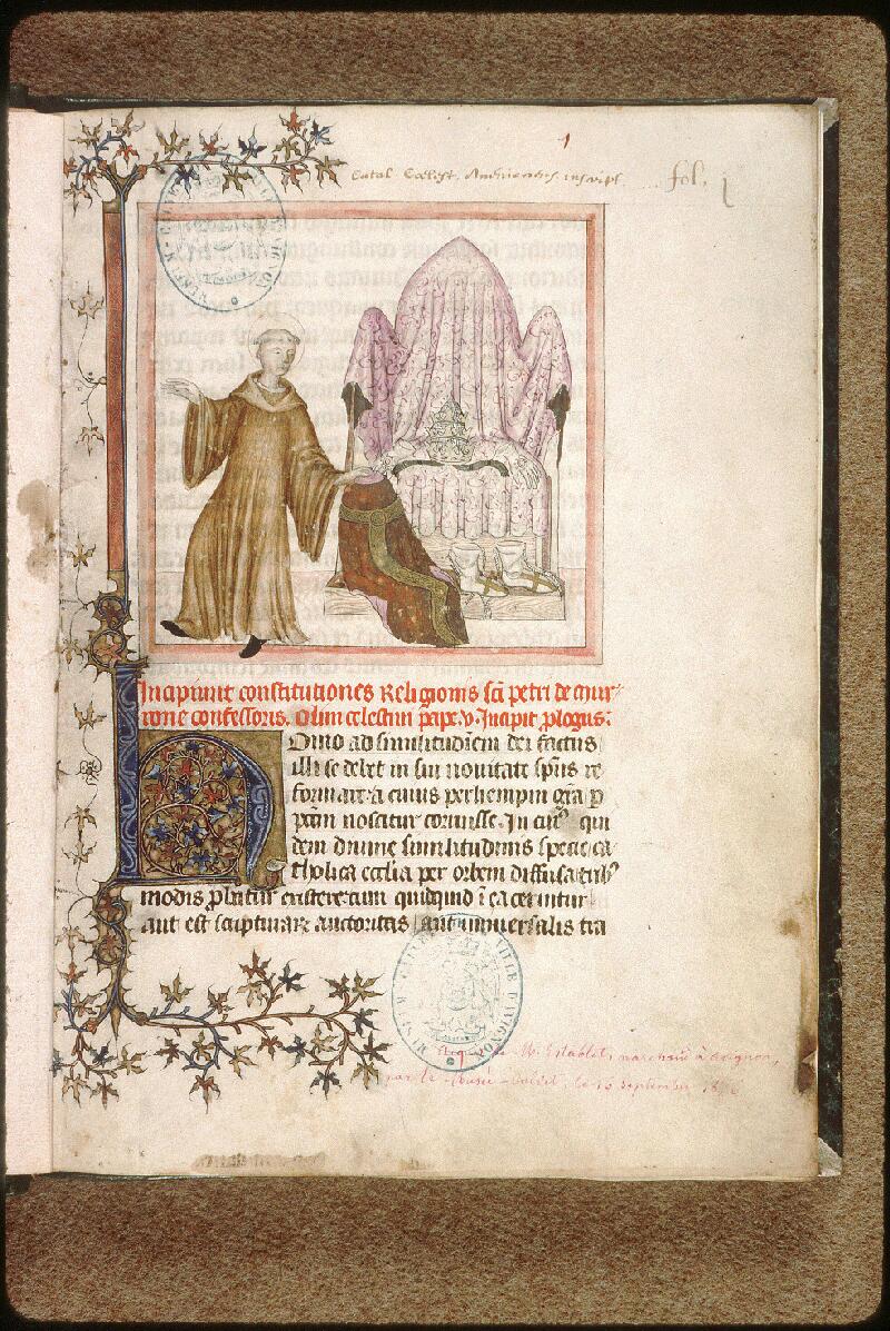 Avignon, Bibl. mun., ms. 0727, f. 001 - vue 2