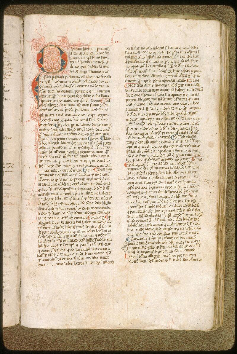Avignon, Bibl. mun., ms. 0762, f. 112 - vue 1