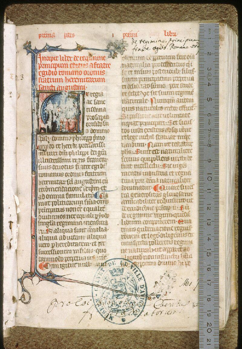 Avignon, Bibl. mun., ms. 0763, f. 001 - vue 1