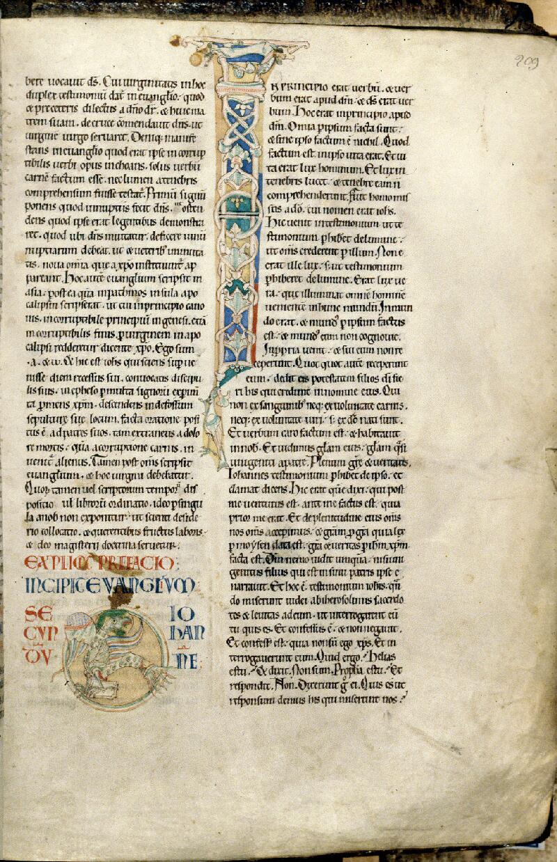 Beaune, Bibl. mun., ms. 0001, f. 209 - vue 1