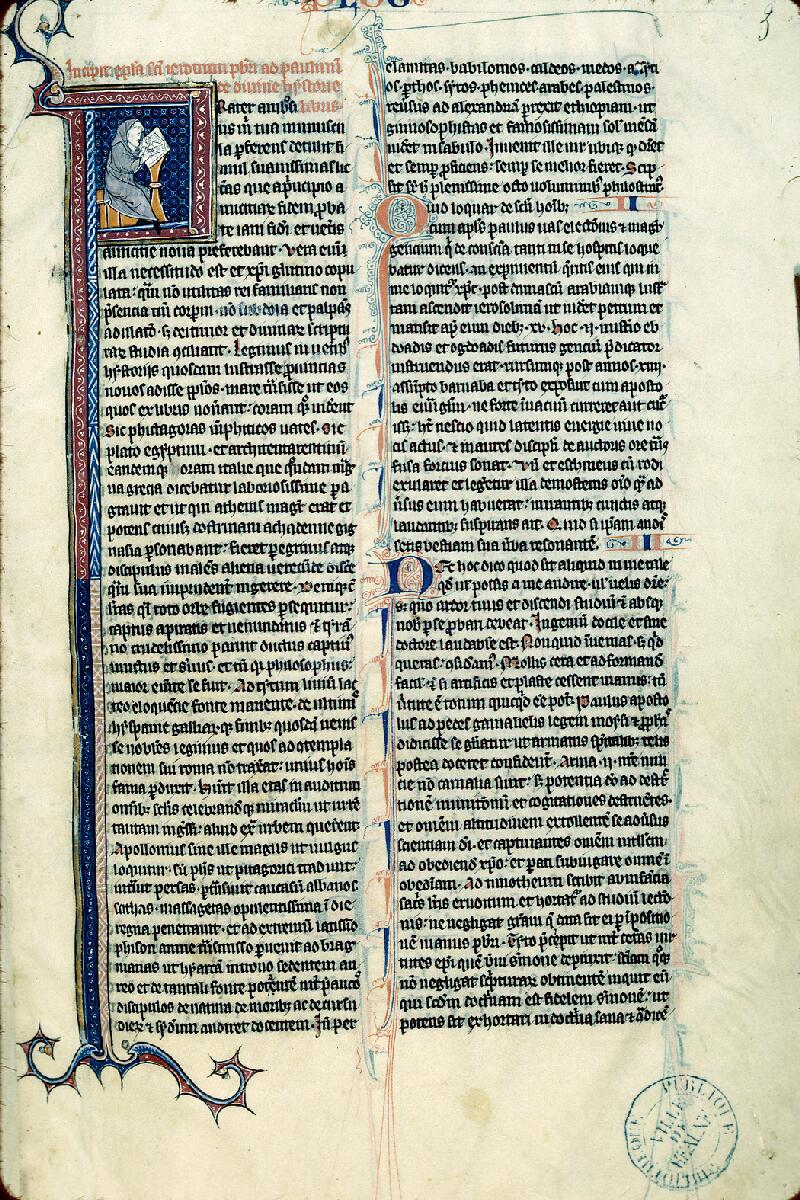 Beaune, Bibl. mun., ms. 0023, f. 003 - vue 1