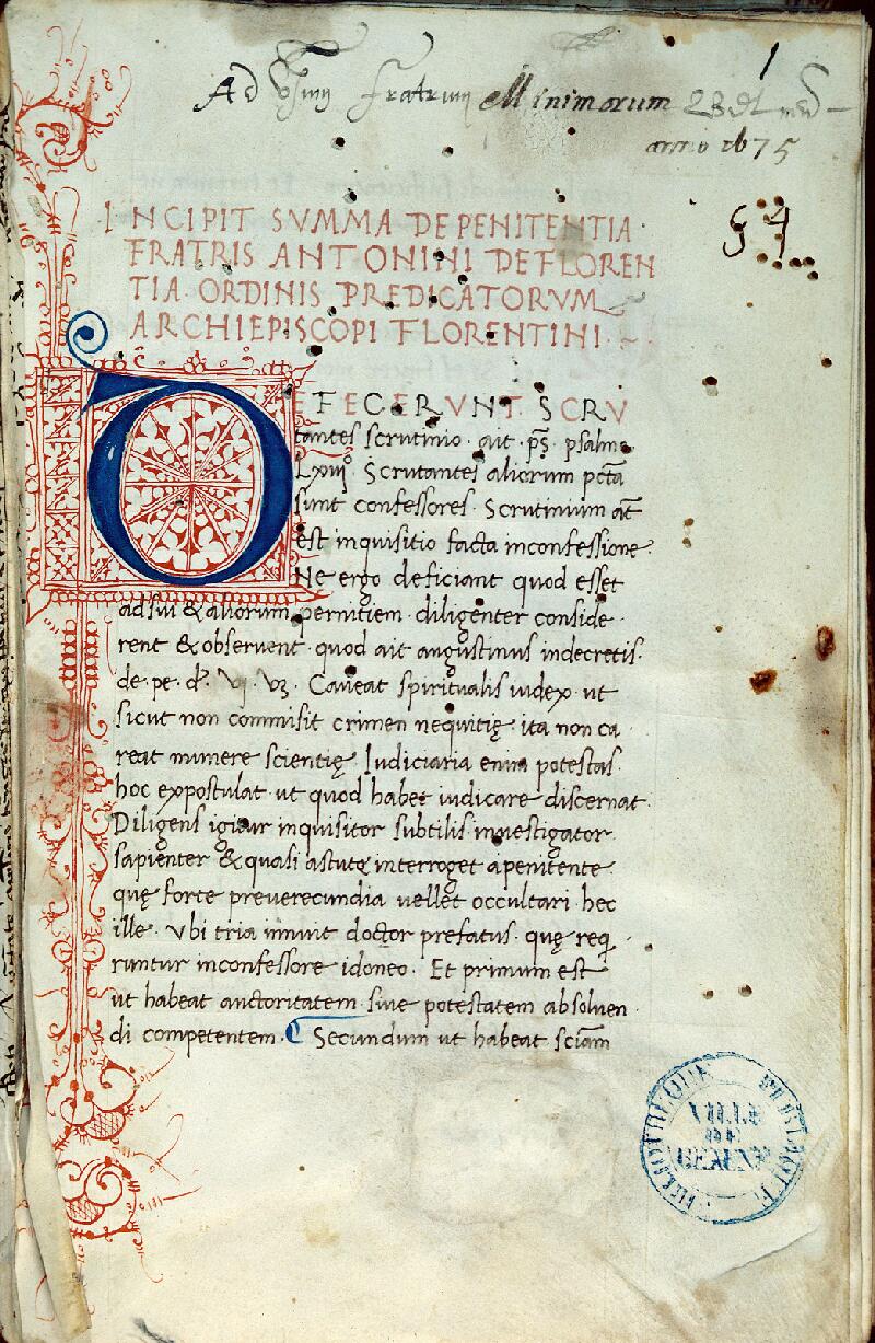 Beaune, Bibl. mun., ms. 0200, f. 001