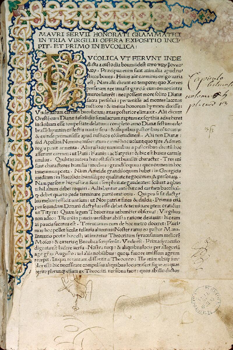 Beaune, Bibl. mun., inc. 022, f. 001
