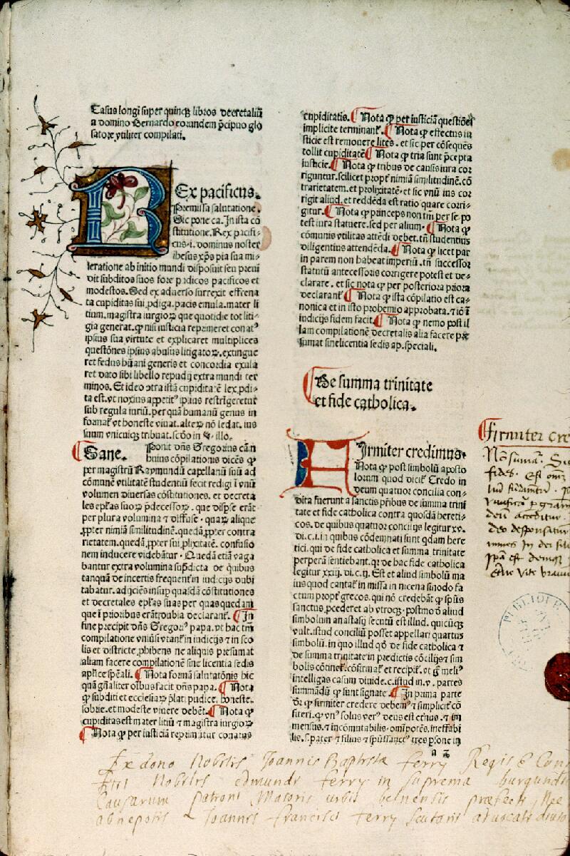 Beaune, Bibl. mun., inc. 064, f. 002