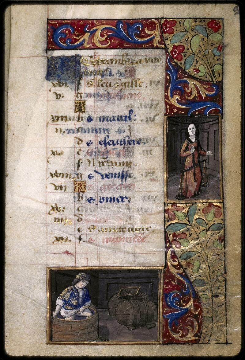 Beaune, Arch. hosp., ms. 0005, f. 009 - vue 1