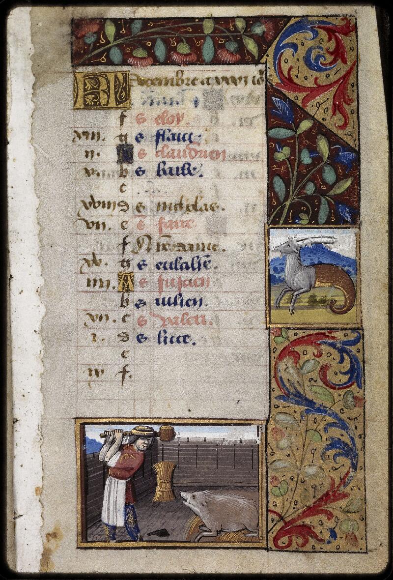 Beaune, Arch. hosp., ms. 0005, f. 012 - vue 1