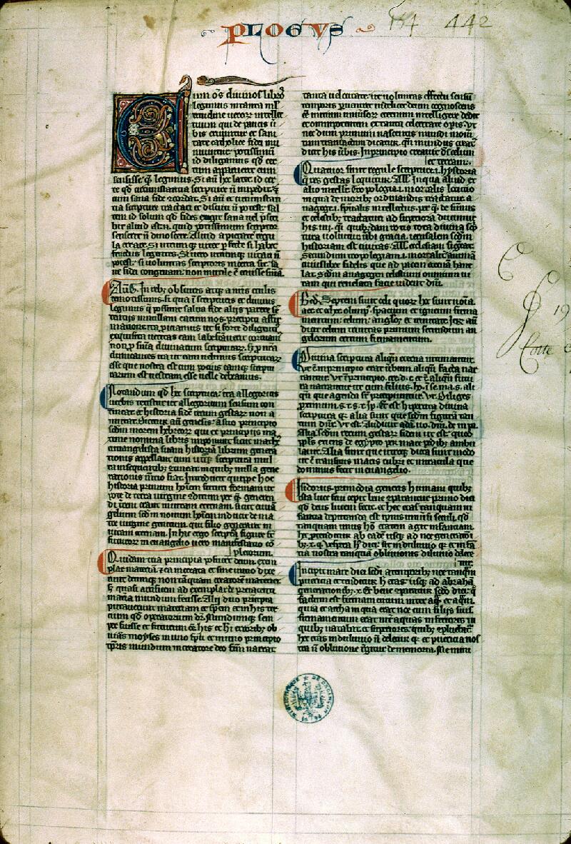 Besançon, Bibl. mun., ms. 0023, f. 001