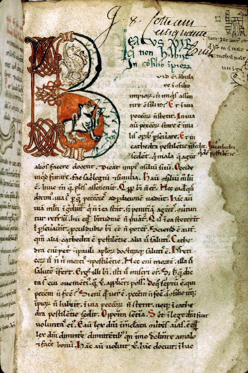Besançon, Bibl. mun., ms. 0033, f. 002 - vue 1