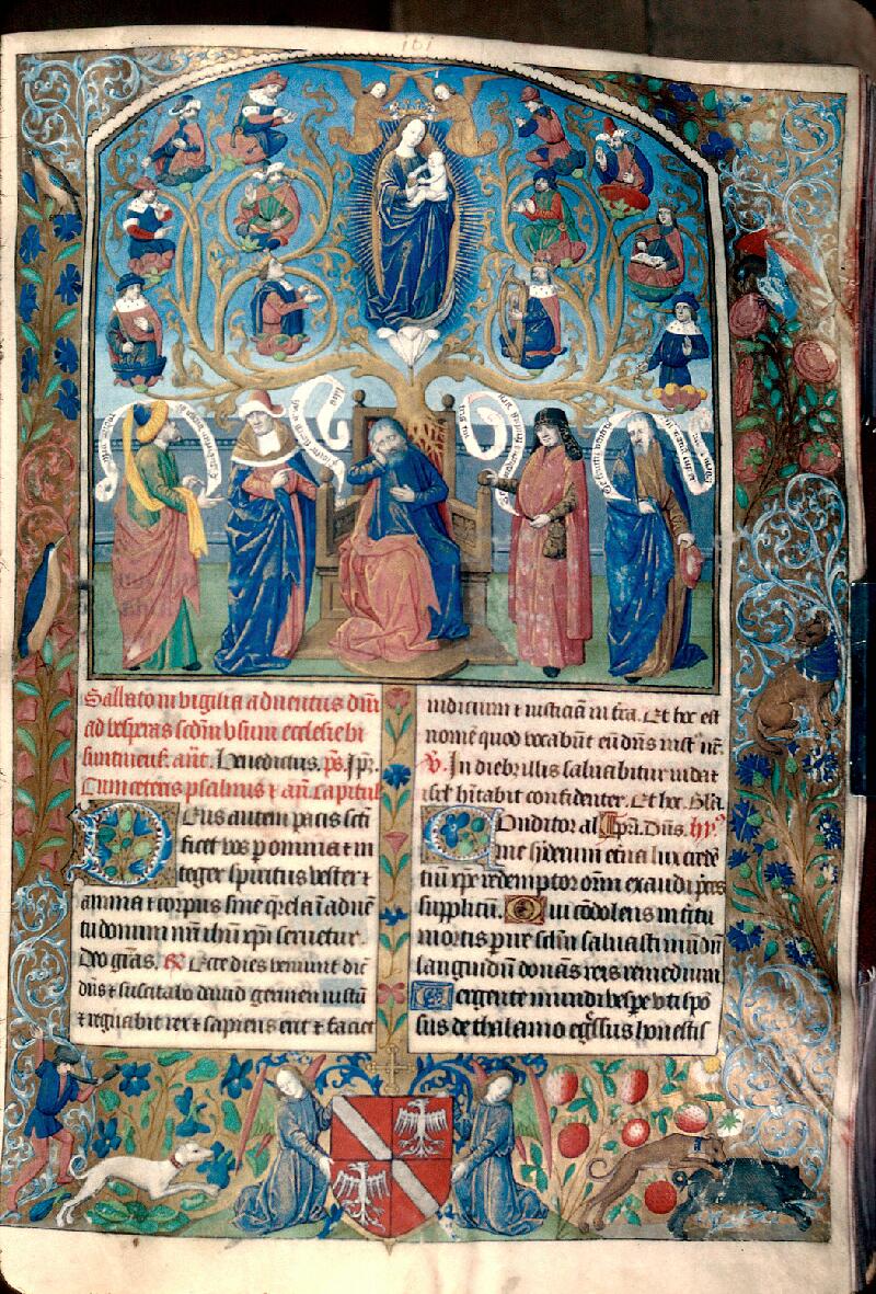 Besançon, Bibl. mun., ms. 0069, p. 161 - vue 1
