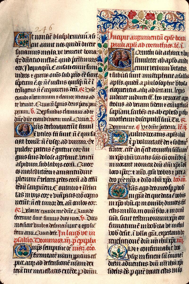 Besançon, Bibl. mun., ms. 0069, p. 246