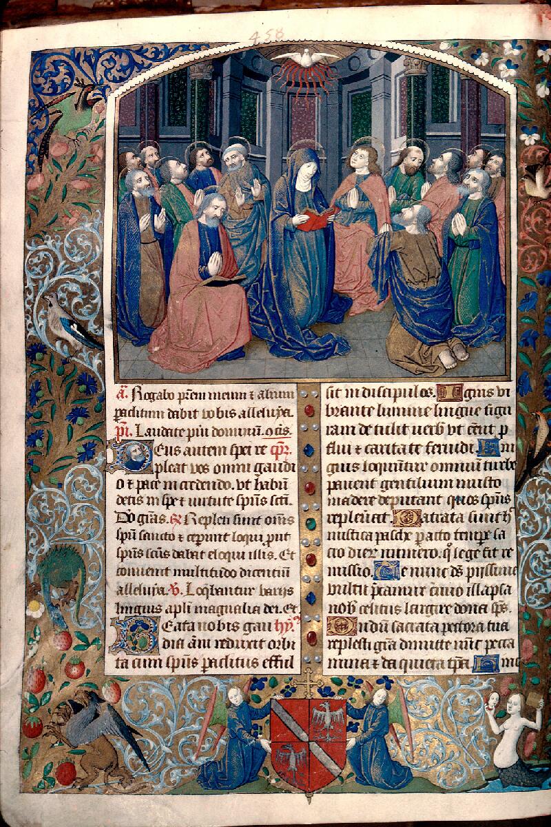 Besançon, Bibl. mun., ms. 0069, p. 458 - vue 1