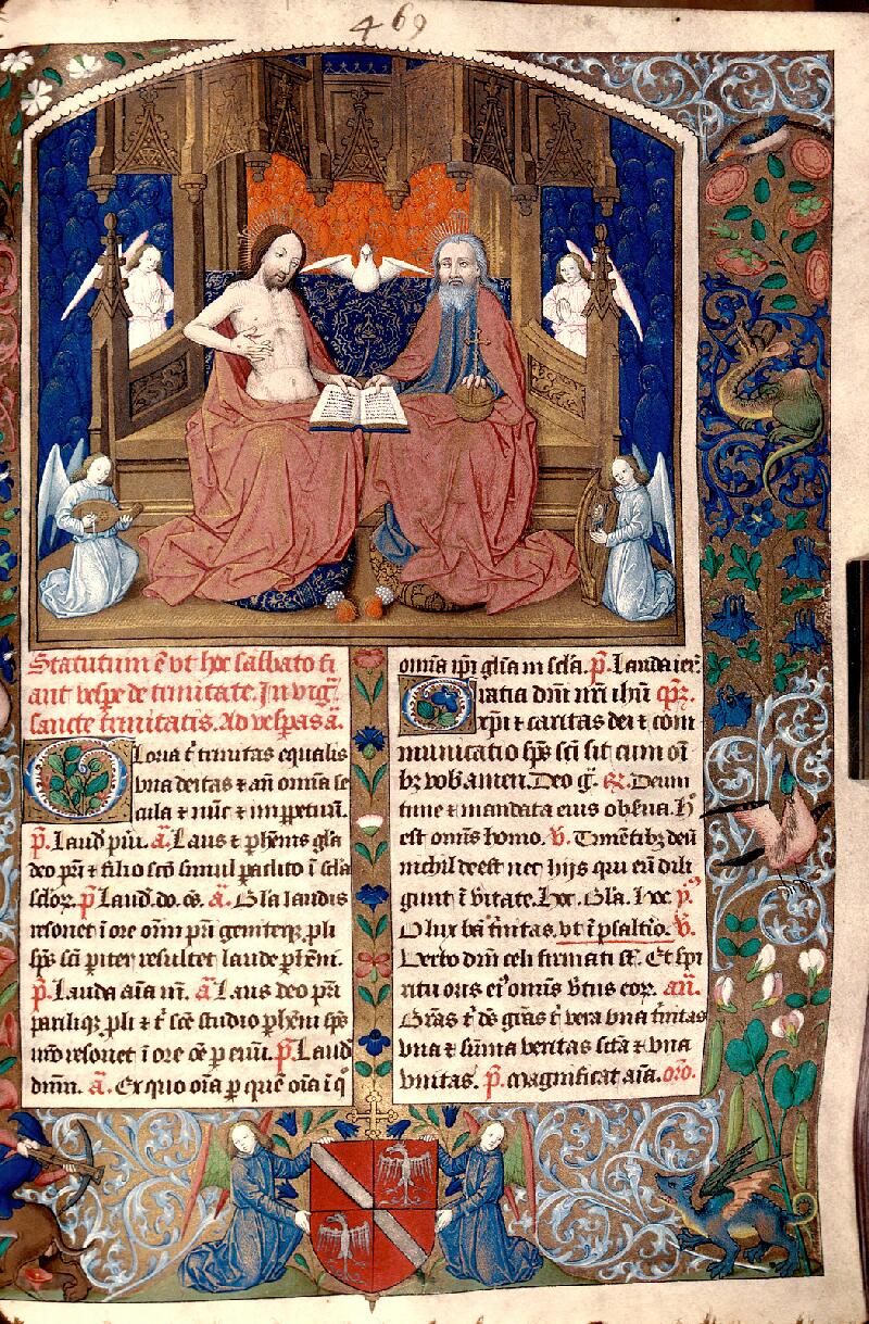 Besançon, Bibl. mun., ms. 0069, p. 469 - vue 1
