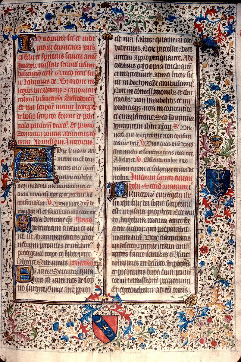 Besançon, Bibl. mun., ms. 0075, f. 001 - vue 1