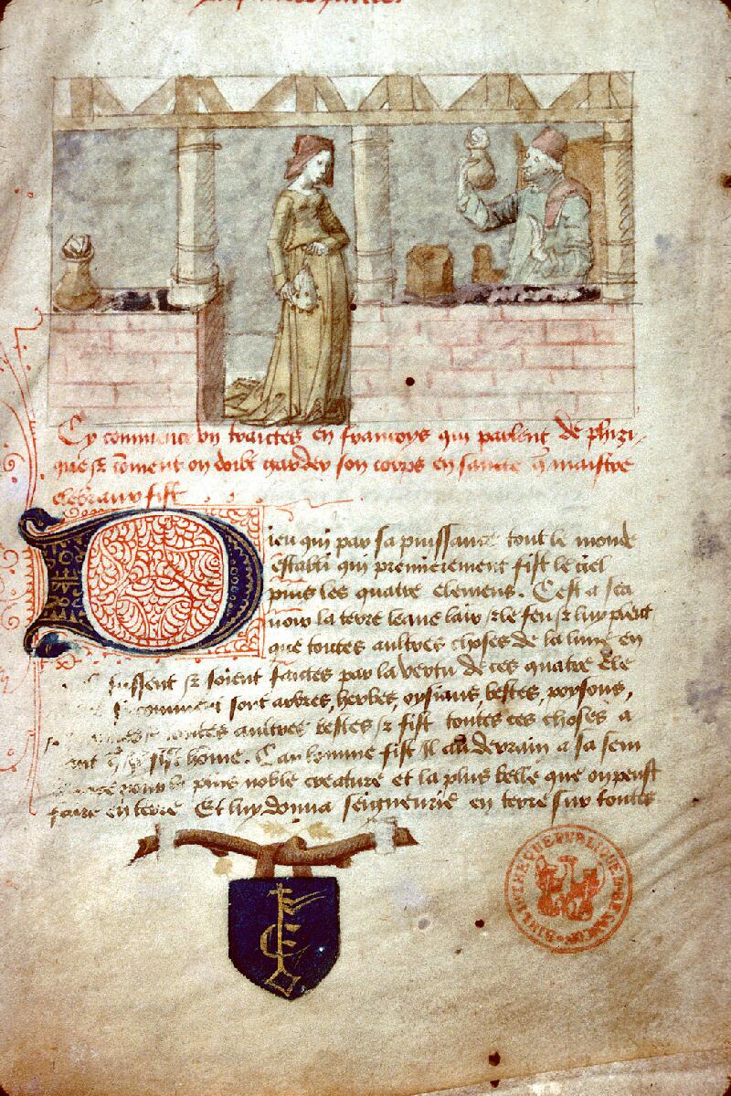 Besançon, Bibl. mun., ms. 0463, f. 001 - vue 1