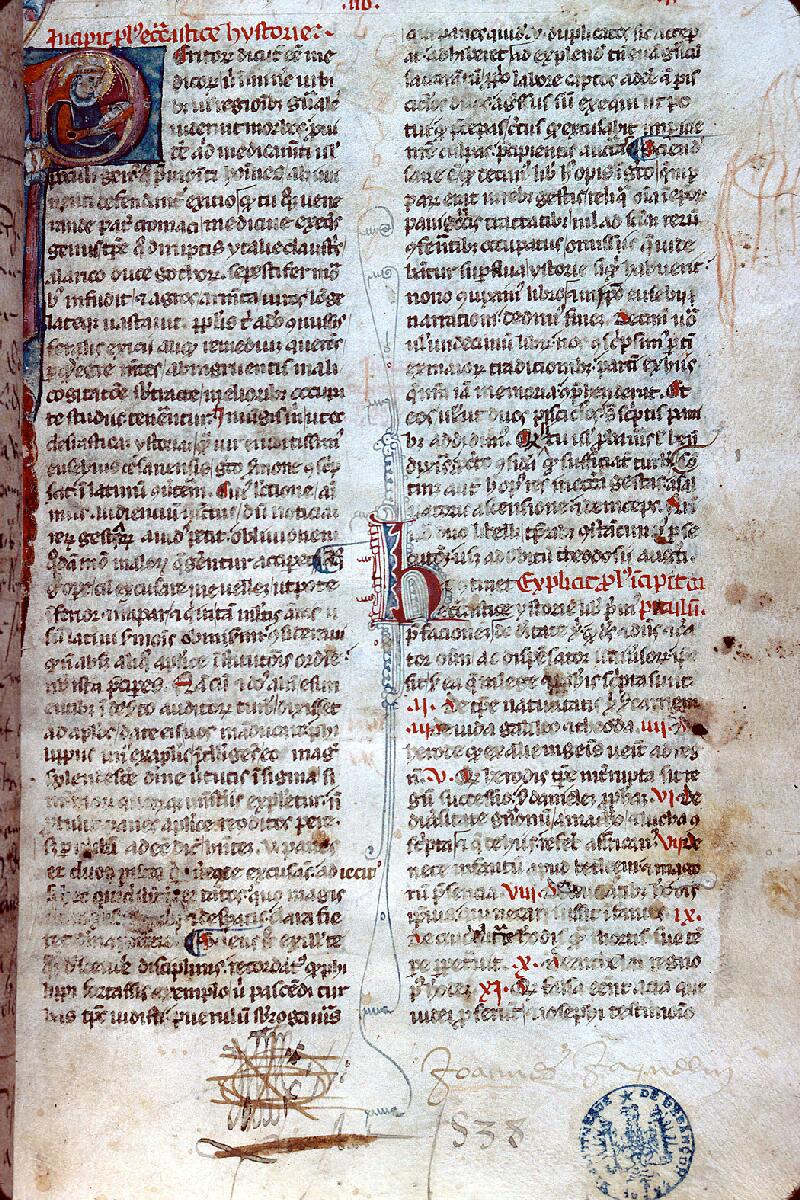 Besançon, Bibl. mun., ms. 0671, f. 001 - vue 1