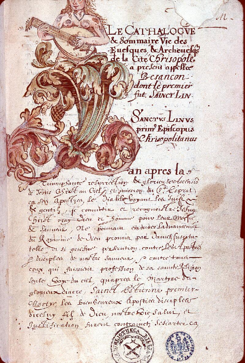 Besançon, Bibl. mun., ms. 0695, f. 001