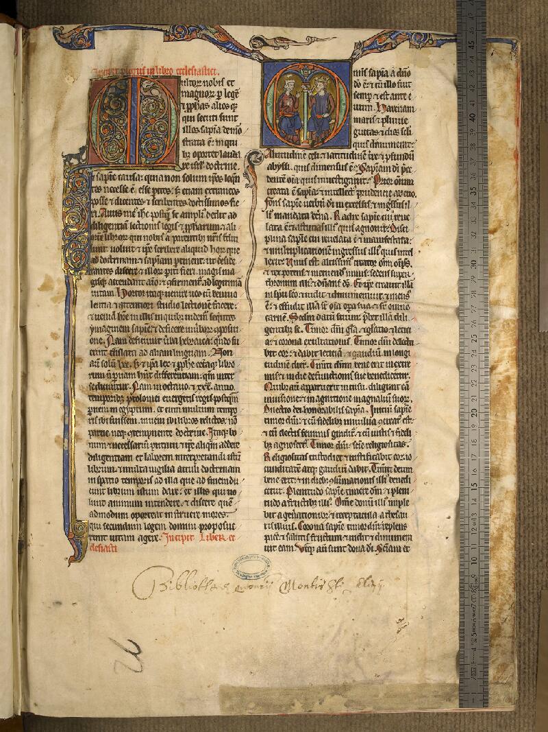 Boulogne-sur-Mer, Bibl. mun, ms. 0004, f. 001 - vue 1