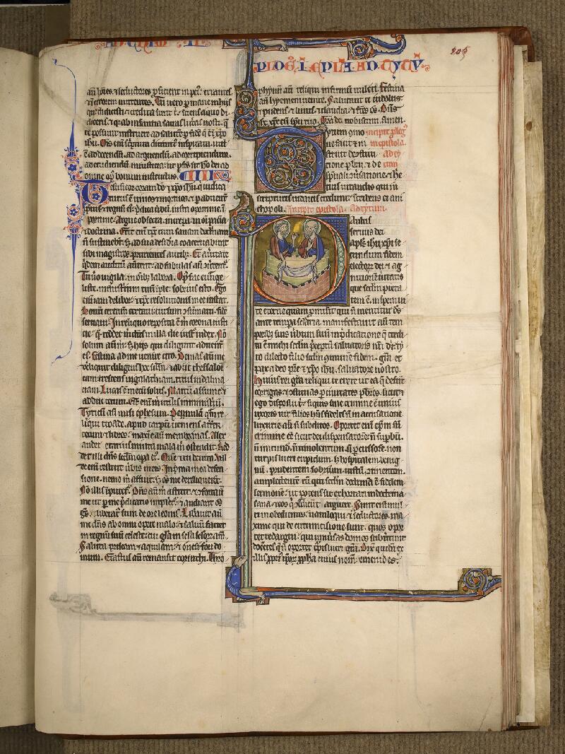 Boulogne-sur-Mer, Bibl. mun, ms. 0004, f. 205 - vue 1