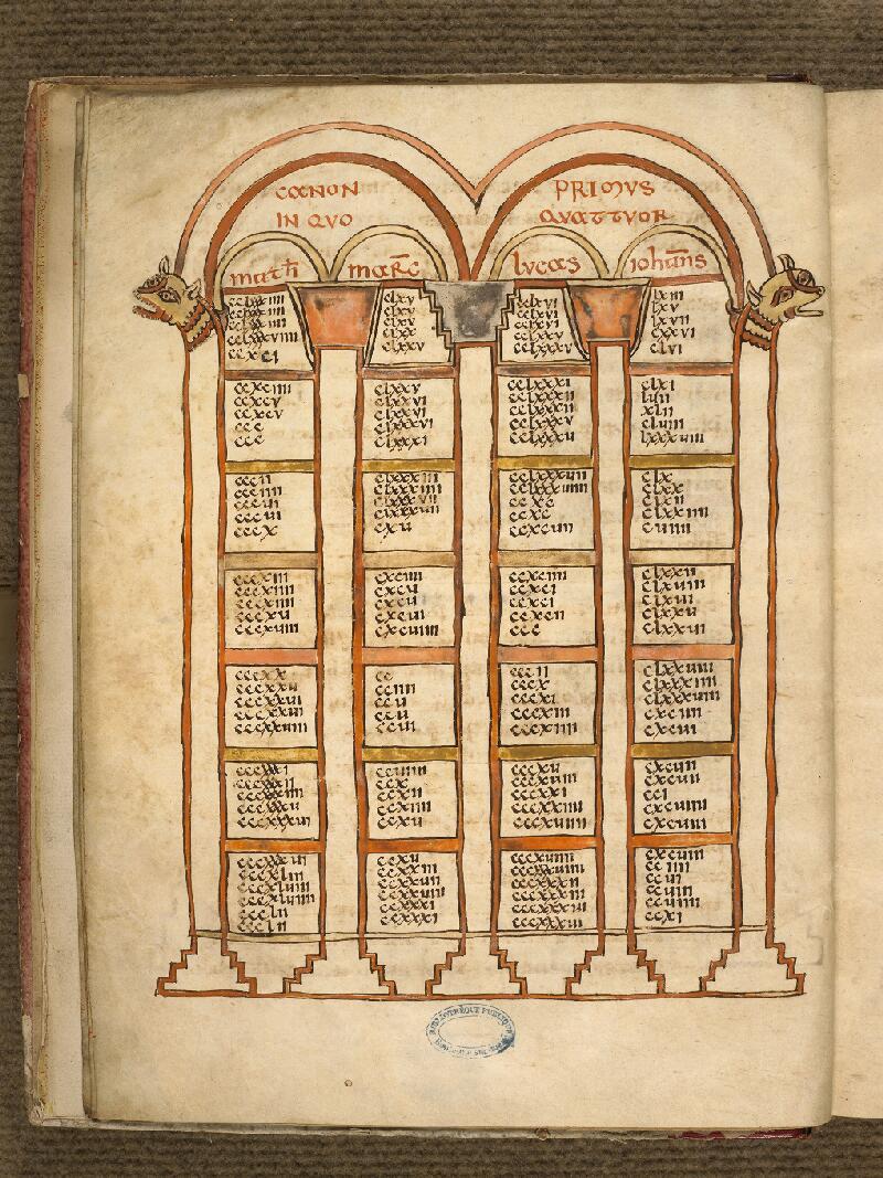 Boulogne-sur-Mer, Bibl. mun, ms. 0010, t. I, f. 005v - vue 1
