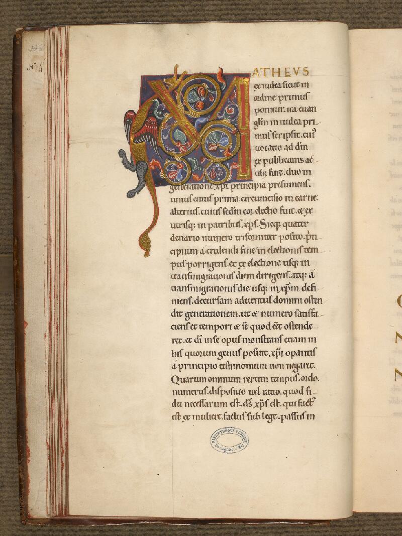 Boulogne-sur-Mer, Bibl. mun, ms. 0014, t. I, f. 017v - vue 1
