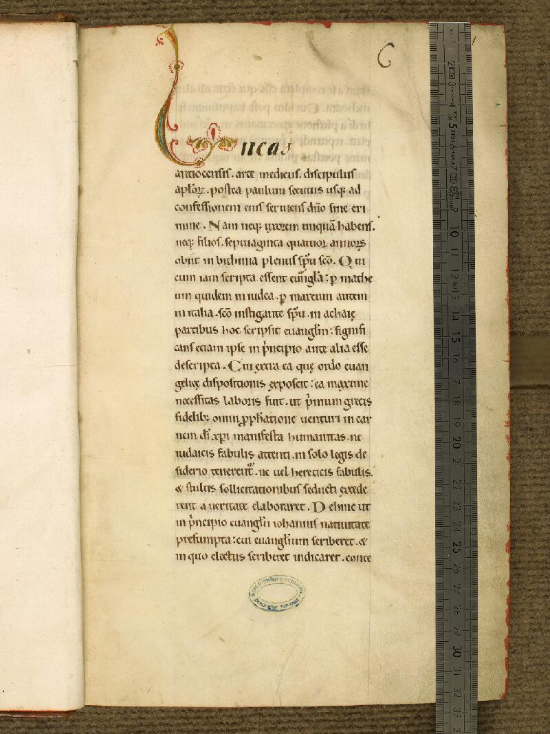 Boulogne-sur-Mer, Bibl. mun, ms. 0014, t. II, f. 001 - vue 1