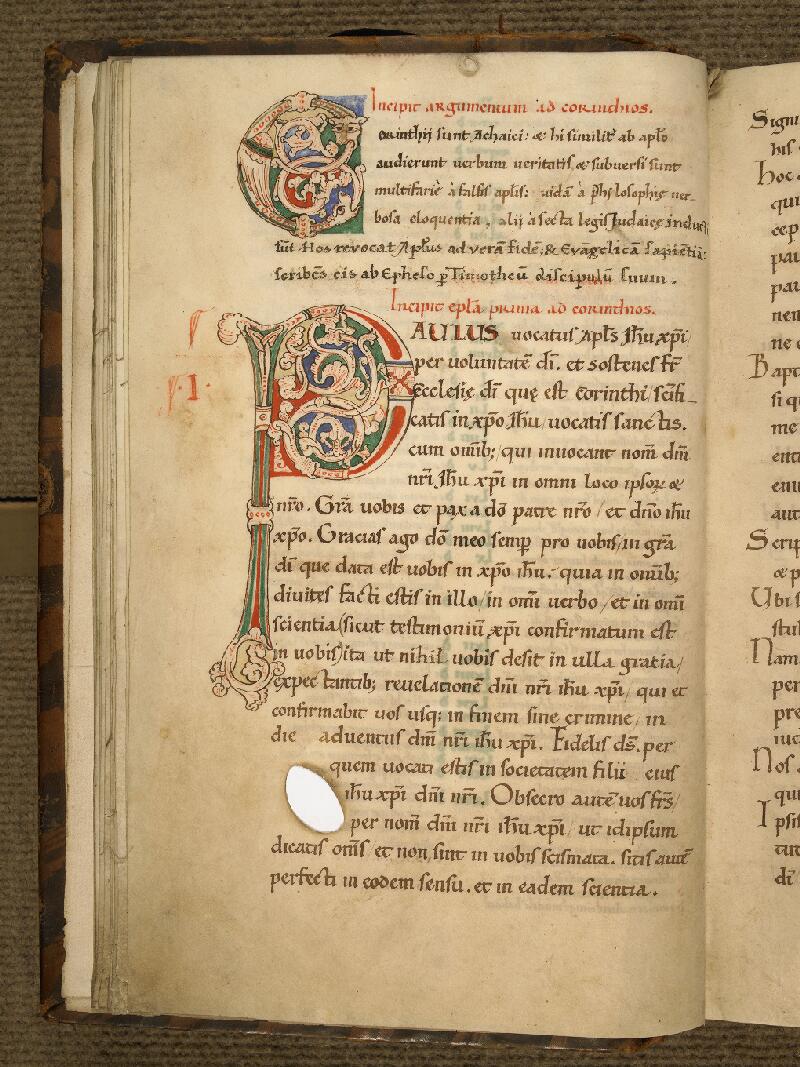 Boulogne-sur-Mer, Bibl. mun, ms. 0015, f. 018v - vue 1