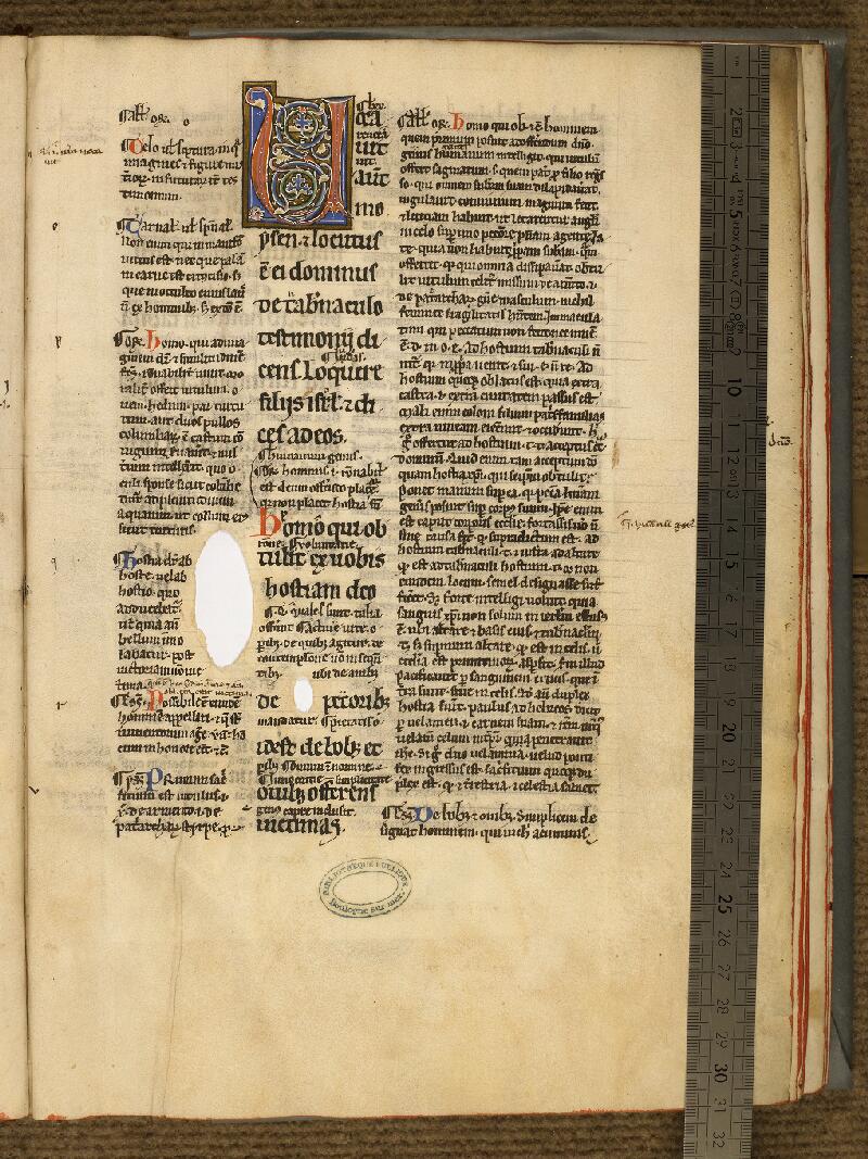 Boulogne-sur-Mer, Bibl. mun, ms. 0019, f. 003 - vue 1