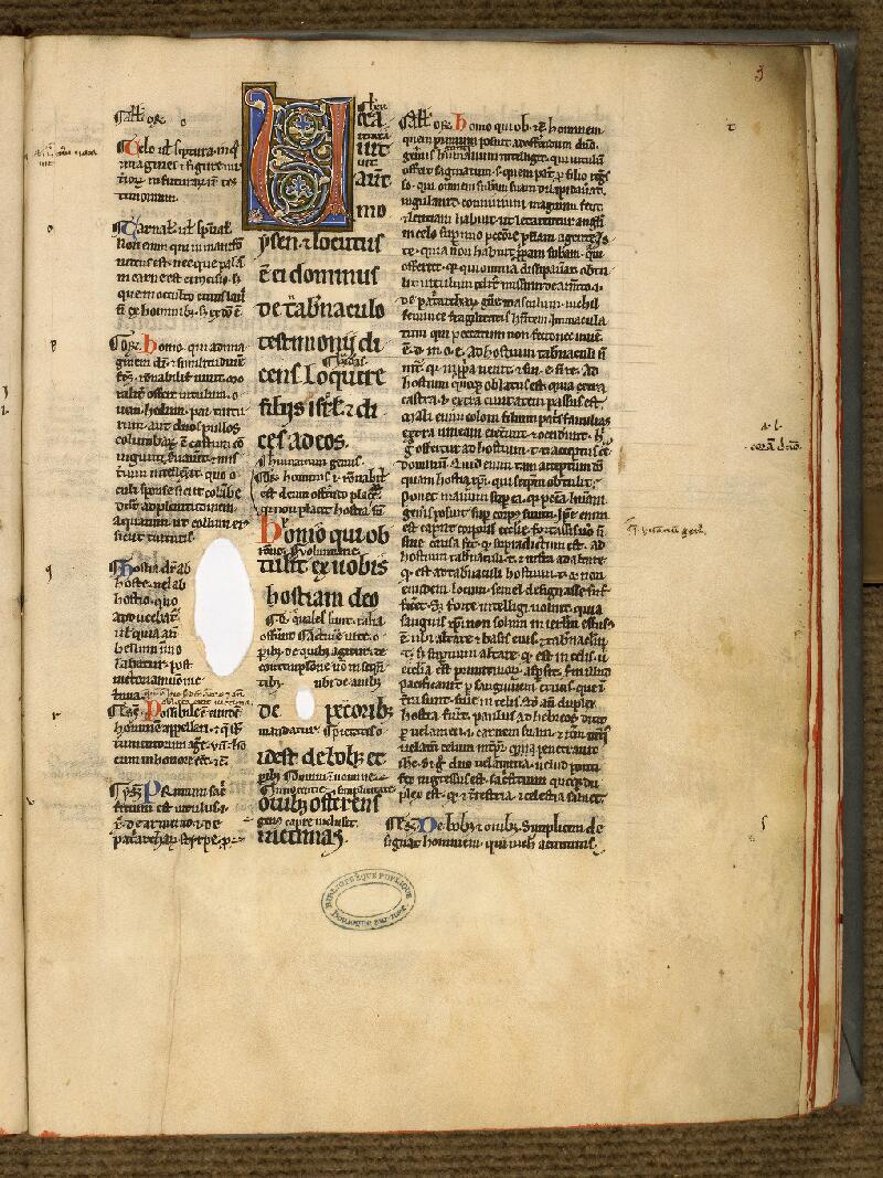 Boulogne-sur-Mer, Bibl. mun, ms. 0019, f. 003 - vue 2
