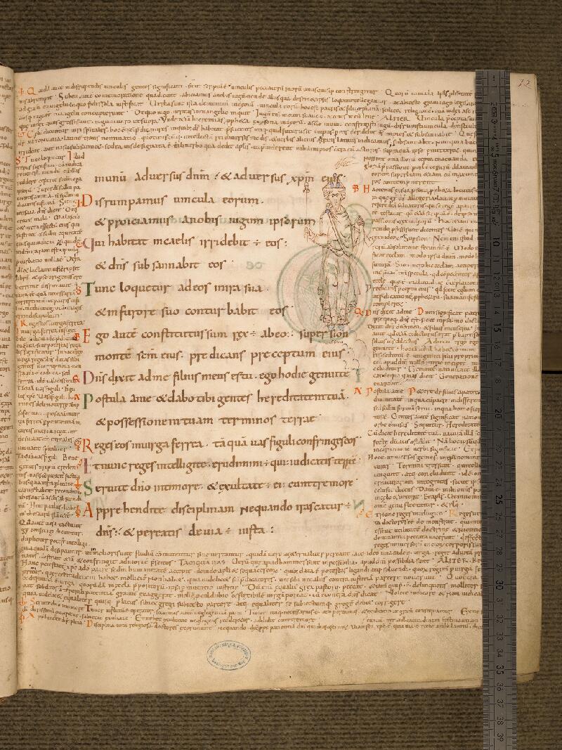 Boulogne-sur-Mer, Bibl. mun, ms. 0020, f. 012 - vue 1