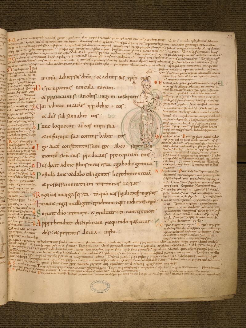 Boulogne-sur-Mer, Bibl. mun, ms. 0020, f. 012 - vue 2