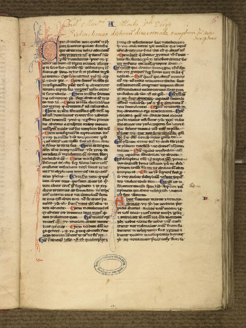 Boulogne-sur-Mer, Bibl. mun, ms. 0026, f. 006 - vue 1