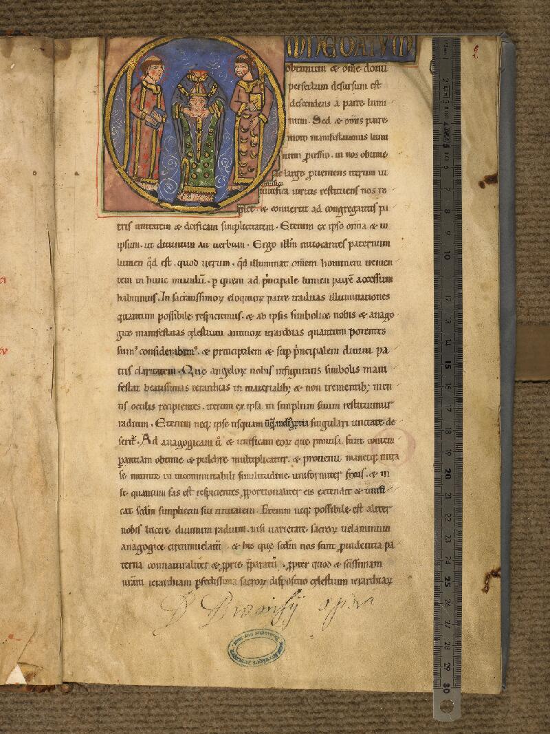 Boulogne-sur-Mer, Bibl. mun, ms. 0027, f. 002 - vue 1