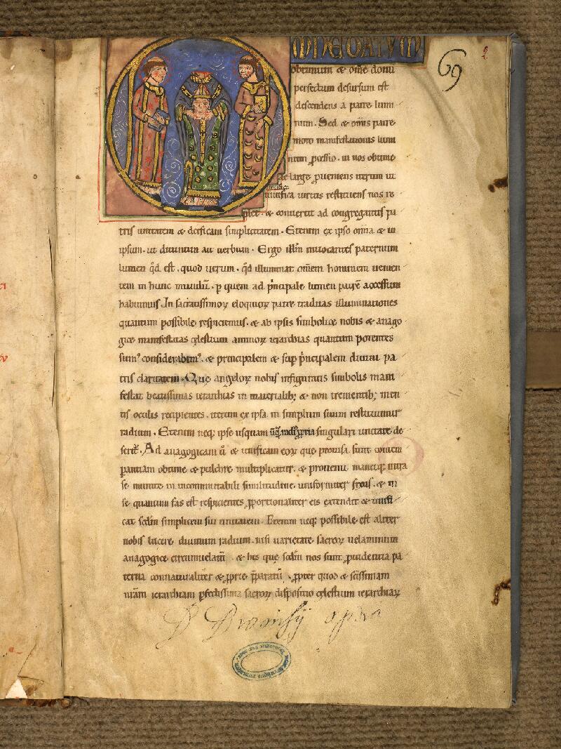 Boulogne-sur-Mer, Bibl. mun, ms. 0027, f. 002 - vue 2