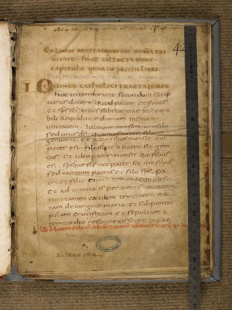 Boulogne-sur-Mer, Bibl. mun, ms. 0051, f. 001 - vue 1