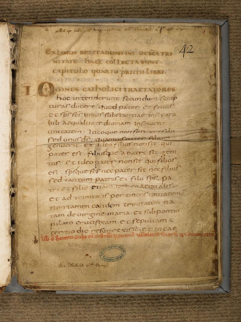 Boulogne-sur-Mer, Bibl. mun, ms. 0051, f. 001 - vue 2