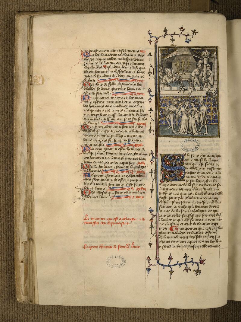 Boulogne-sur-Mer, Bibl. mun, ms. 0055, t. I, f. 037v - vue 1