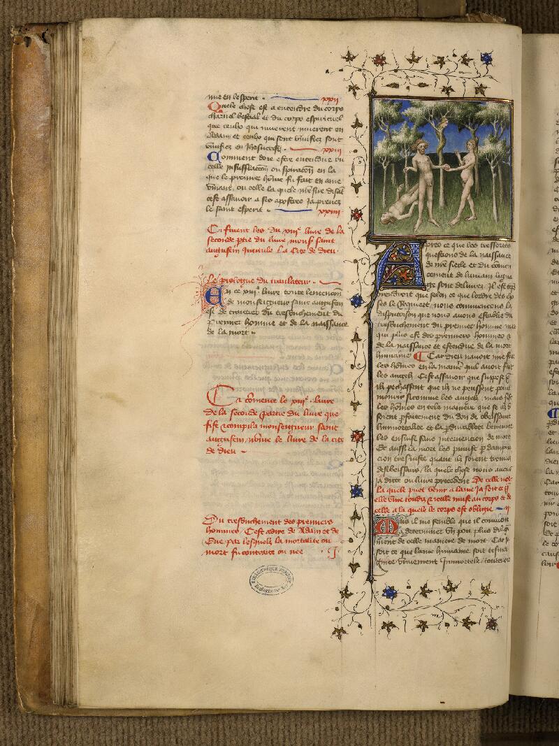 Boulogne-sur-Mer, Bibl. mun, ms. 0055, t. II, f. 038v - vue 1