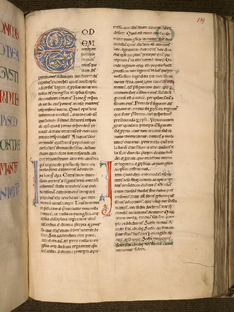 Boulogne-sur-Mer, Bibl. mun, ms. 0059, f. 139 - vue 1