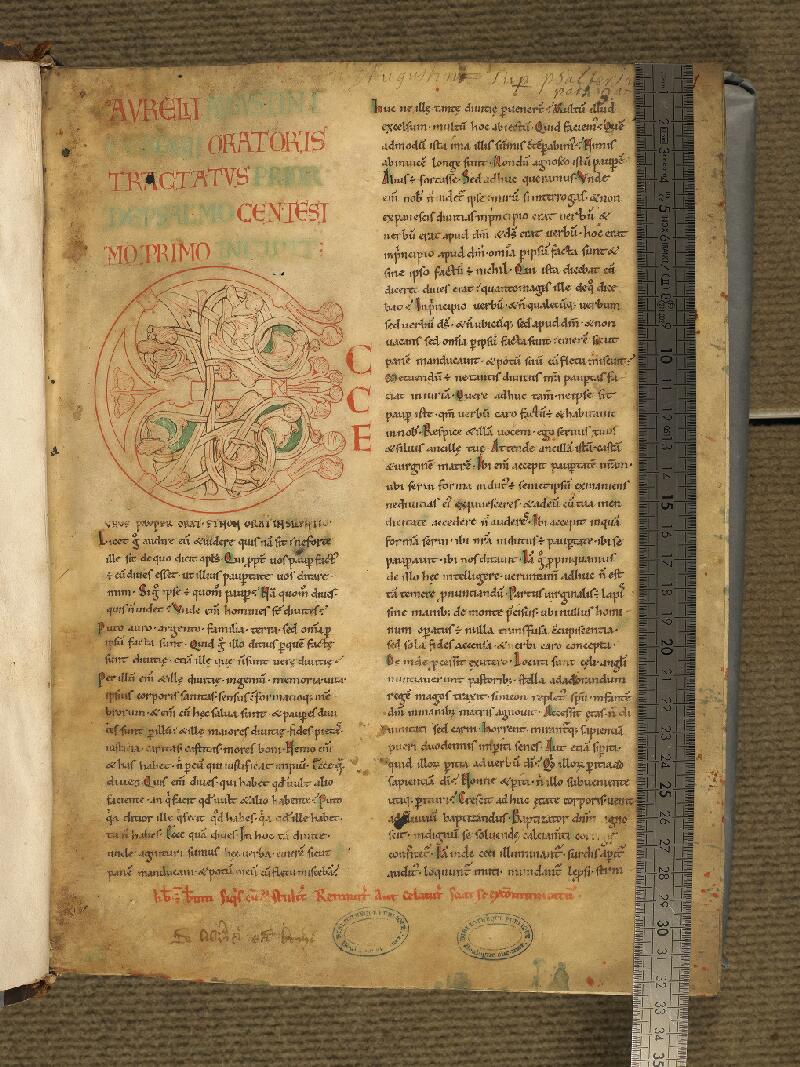 Boulogne-sur-Mer, Bibl. mun, ms. 0062, t. II, f. 001 - vue 1
