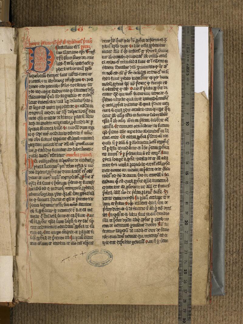 Boulogne-sur-Mer, Bibl. mun, ms. 0069, f. 002 - vue 1