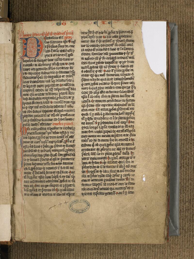 Boulogne-sur-Mer, Bibl. mun, ms. 0069, f. 002 - vue 2